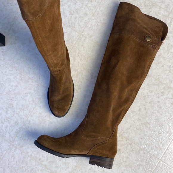 Franco Sarto leather over the knee boots lightly worn - Picture 2 of 5